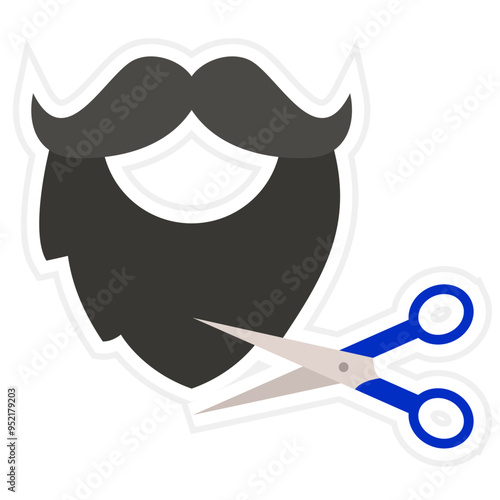 Beard trimming Icon