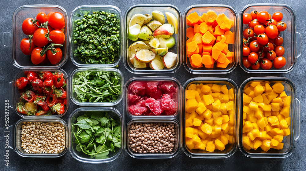 Customers love this image of a healthy meal prep, perfect for promoting nutrition Customers love this image of a healthy meal prep, perfect for promoting nutrition