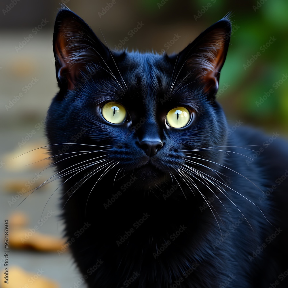 black and white cat portrait black and white cat portrait