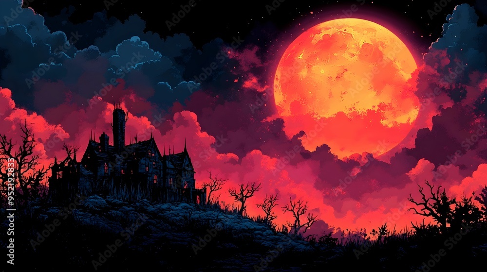 A Halloween night filled with a stillness, as flickering lights cast long shadows. The cold air carries whispers of the unknown, making every corner feel haunted and unnerving. A Halloween night filled with a stillness, as flickering lights cast long shadows. The cold air carries whispers of the unknown, making every corner feel haunted and unnerving.
