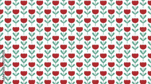 Flower pattern textile vintage color background Vector