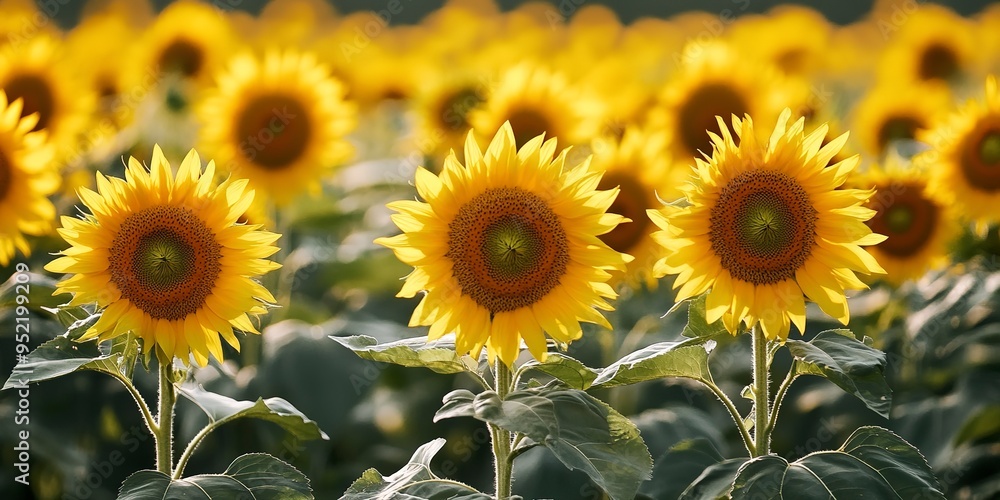sunflower field at sunshine sunflower field at sunshine