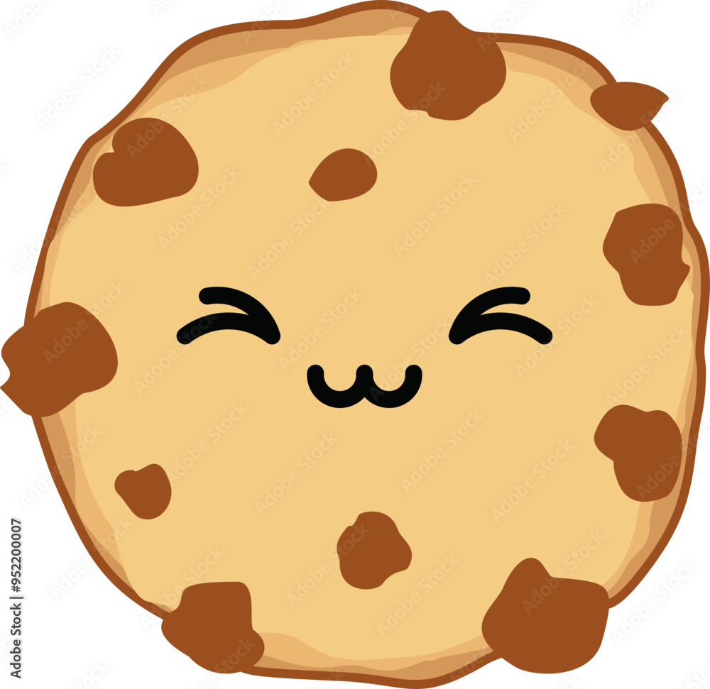 Obraz premium Cute Cookies Illustration