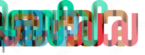 Lines, abstract letter style design background. Geometric vector Illustration For Wallpaper, Banner, Background, Card, Book Illustration, landing page