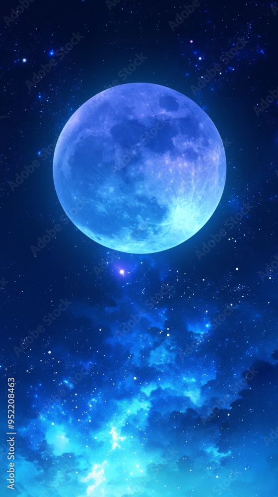 Enchanting Blue Moon: AI-Generated Mid-Autumn Festival Scene with Chang'e and Starry Galaxy. Dreamy Anime-Style Illustration for Chinese Cultural Marketing, UI Design, and Graphic Projects. Minimalist Enchanting Blue Moon: AI-Generated Mid-Autumn Festival Scene with Chang'e and Starry Galaxy. Dreamy Anime-Style Illustration for Chinese Cultural Marketing, UI Design, and Graphic Projects. Minimalist