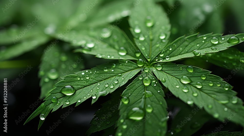 Clean green botanical leaves in the garden photo Clean green botanical leaves in the garden photo