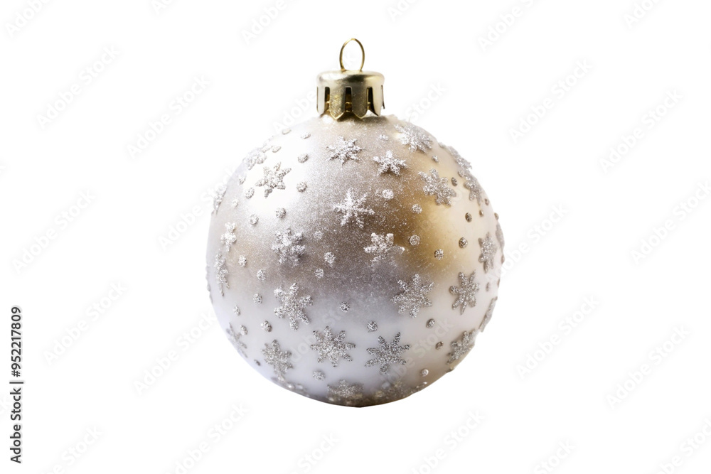 white Christmas ball isolated on a white background white Christmas ball isolated on a white background