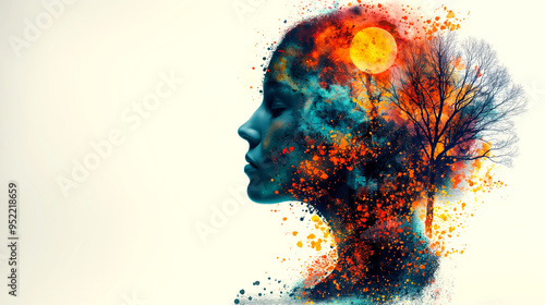 Mental Health Awareness Merchandise, Campaign Designs, Space for Text