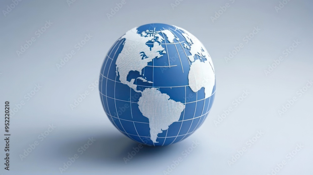 A detailed globe represents Earth, emphasizing geographical features and connecting people worldwide through geography A detailed globe represents Earth, emphasizing geographical features and connecting people worldwide through geography