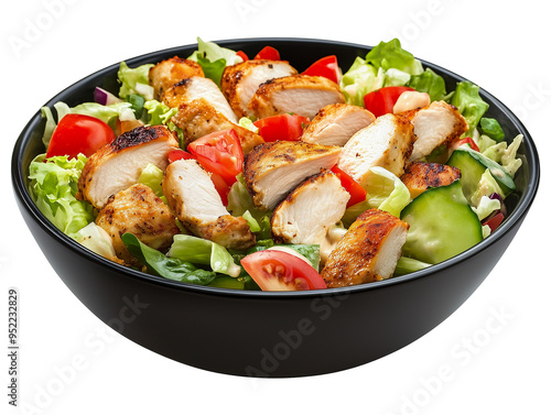 A fresh and healthy bowl of salad with seasonal greens