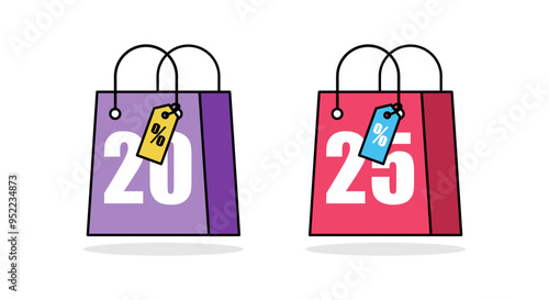 Discount sale off special price tag icon graphic illustration campaign promotion deal