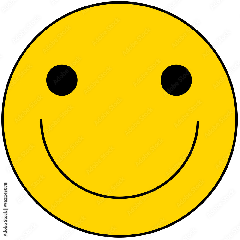 Fototapeta premium Cute Smiley Emoji
