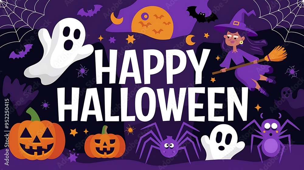 Halloween Vibes: Cozy Porch with Pumpkins, Candles, and Autumn Leaves in a Vibrant Setting Halloween Vibes: Cozy Porch with Pumpkins, Candles, and Autumn Leaves in a Vibrant Setting