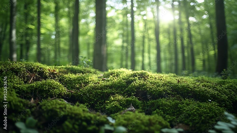 Nature Resilience Lush Forest Reclaims Land from Environmental Devastation : Generative AI Nature Resilience Lush Forest Reclaims Land from Environmental Devastation : Generative AI