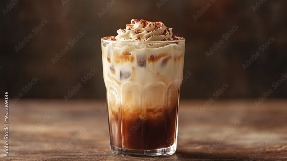 Classic New York Egg Cream Refreshment in Soda Glass Classic New York Egg Cream Refreshment in Soda Glass