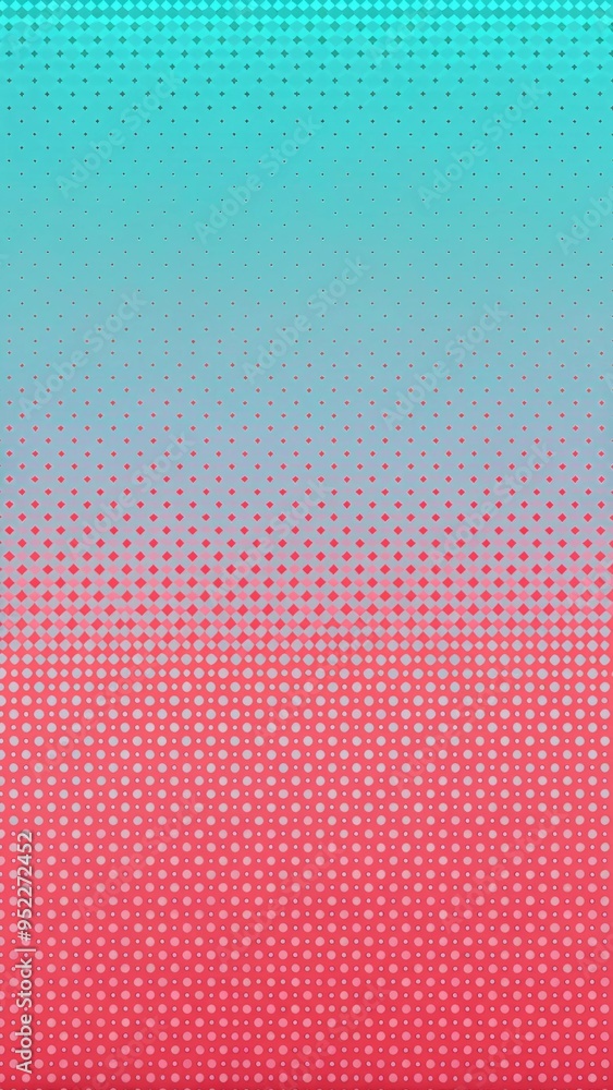 A vibrant, geometric pattern featuring a gradient of small, evenly spaced circles. A vibrant, geometric pattern featuring a gradient of small, evenly spaced circles.