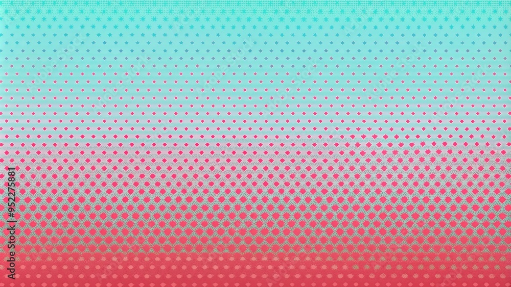 A vibrant, geometric pattern featuring a gradient of small, evenly spaced circles. A vibrant, geometric pattern featuring a gradient of small, evenly spaced circles.