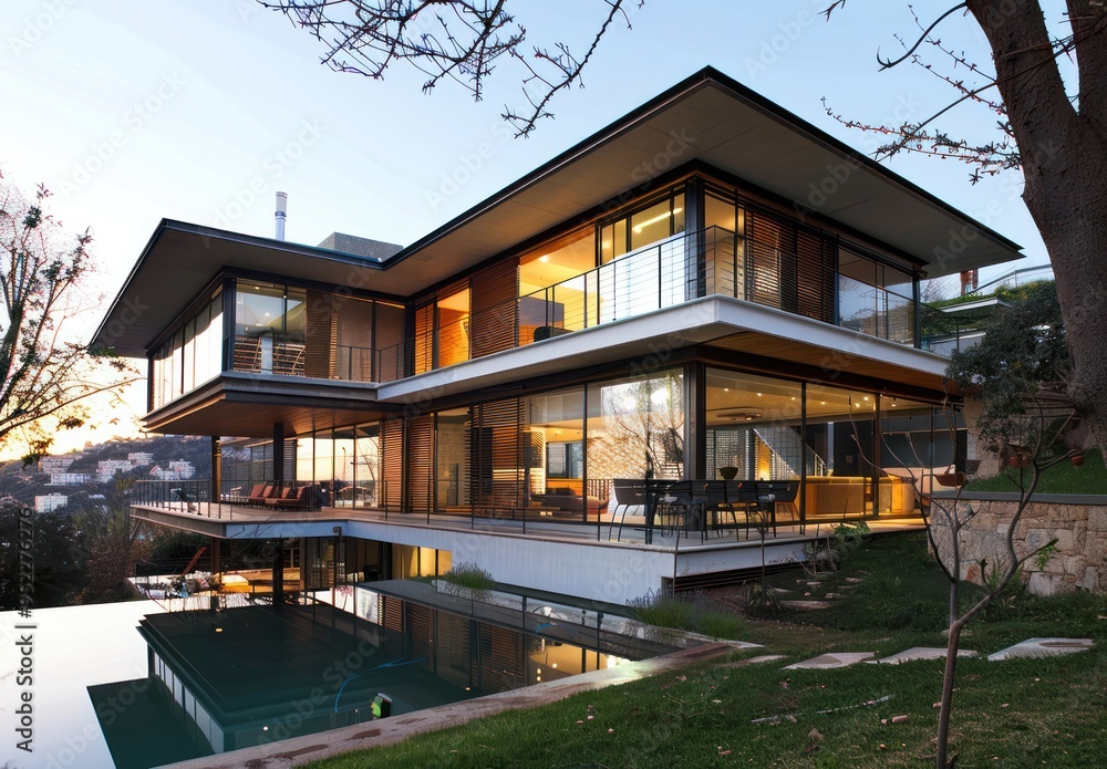 Modern House with Pool and Stunning Views Modern House with Pool and Stunning Views
