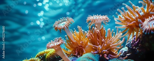 Vibrant Coral Reef with Reg...