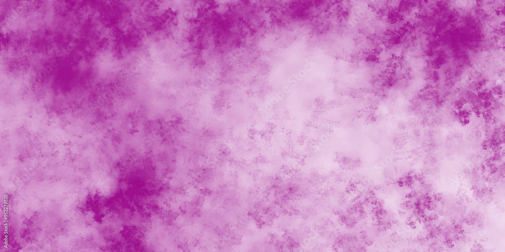 Obraz premium soft purplish pink watercolor . Brushed Painted Violet ink and watercolor textures on white background. Soft smeared aquarelle painted magenta watercolor canvas. Splash acrylic colorful abstract color