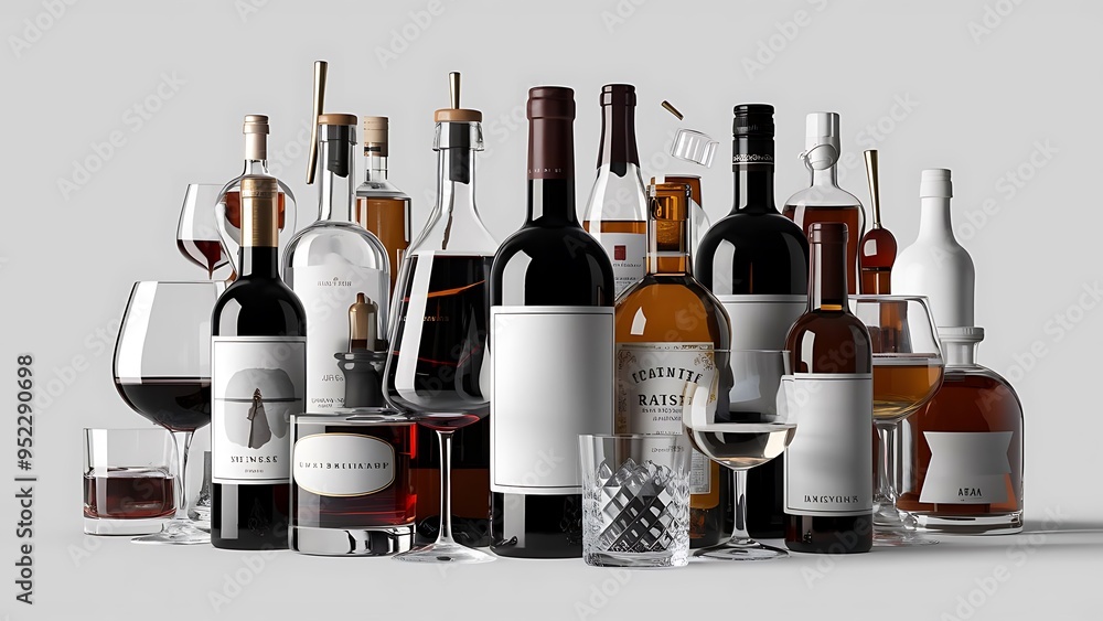 Alcohol drinks collage Alcohol drinks collage