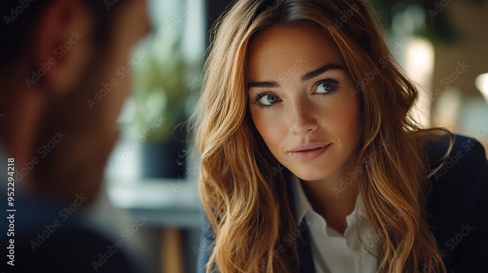 The real estate agent discusses the terms of the home purchase agreement and asks the client to sign paperwork to contract and deliver the home : Generative AI The real estate agent discusses the terms of the home purchase agreement and asks the client to sign paperwork to contract and deliver the home : Generative AI