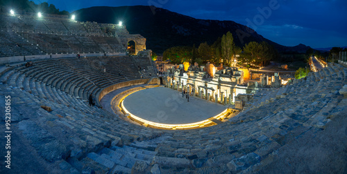 Ephesus,  Izmir province, Turkey : Roman city ruins from Ancient Greece