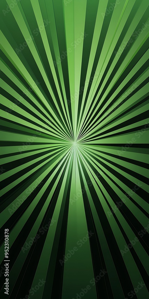 Fototapeta premium Abstract star burst retroDark green product background.
