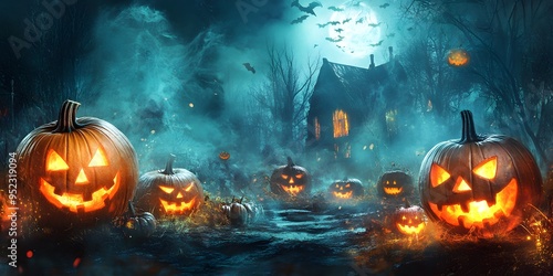 Creepy Halloween background