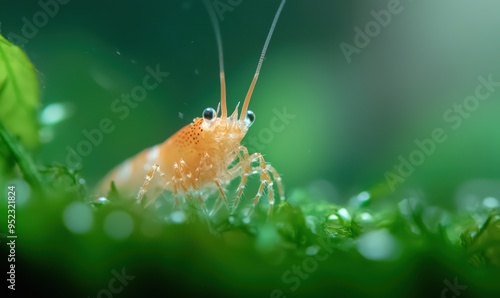 A small shrimp in a tank photo