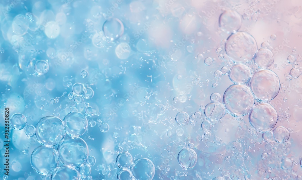Abstract blue bubbles Abstract blue bubbles