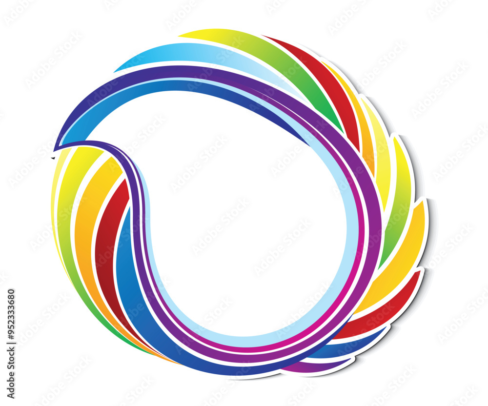 abstract artistic creative rainbow shape.eps abstract artistic creative rainbow shape.eps