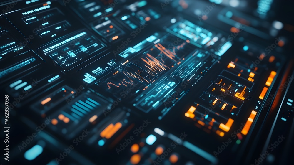 Futuristic Digital Circuit Board Technology Abstract Background Futuristic Digital Circuit Board Technology Abstract Background