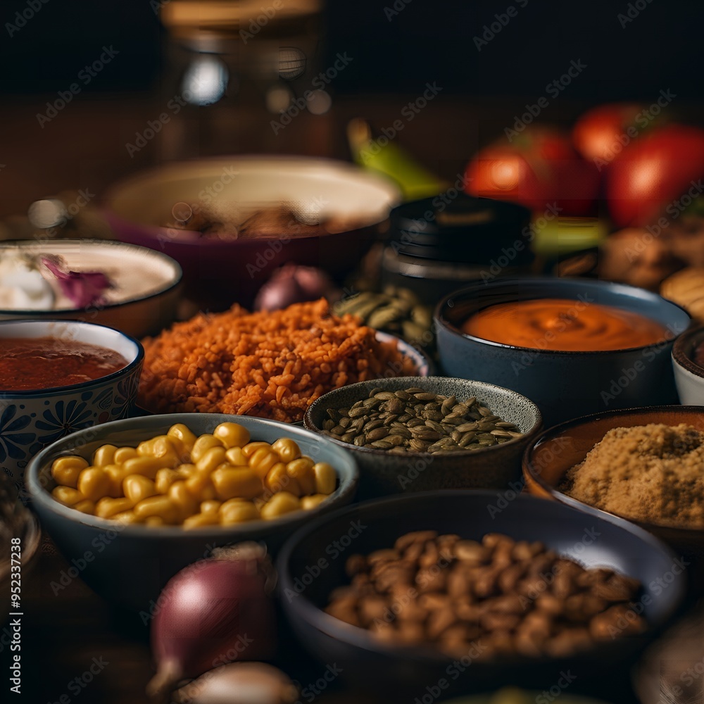 Obraz premium World Food Day Background