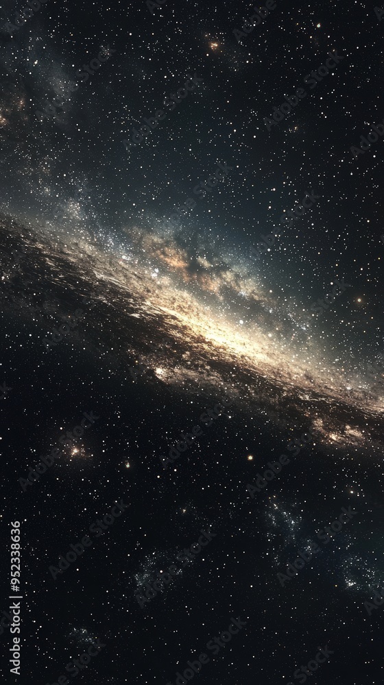 Fototapeta premium A view of the galaxy.