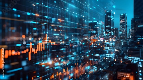 Wallpaper Mural Cutting Edge Fintech Solutions with Sleek Minimalist Aesthetics and Futuristic User Interfaces Torontodigital.ca