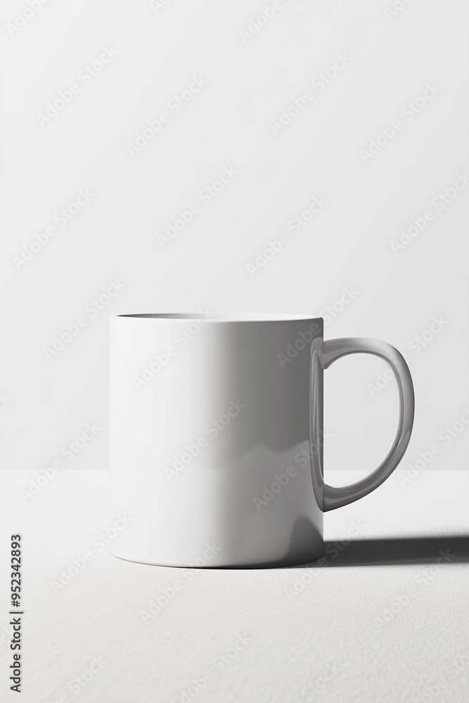 Fototapeta premium coffee mug mockup with attractive background generated by AI