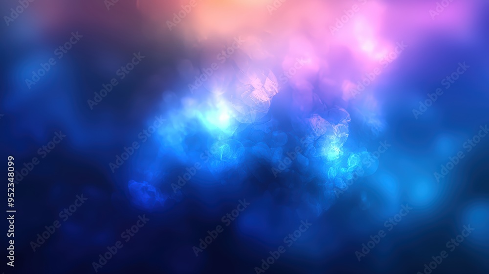 Abstract blue and pink clouds Abstract blue and pink clouds