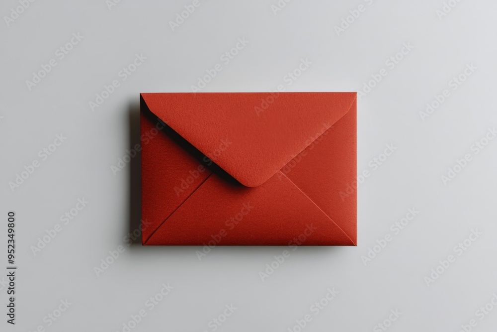 Envelope with marketing message, minimalist style, flat design illustration on white background, copy space for stock photo with minimal concept, No logo, No Trademark, No text Envelope with marketing message, minimalist style, flat design illustration on white background, copy space for stock photo with minimal concept, No logo, No Trademark, No text