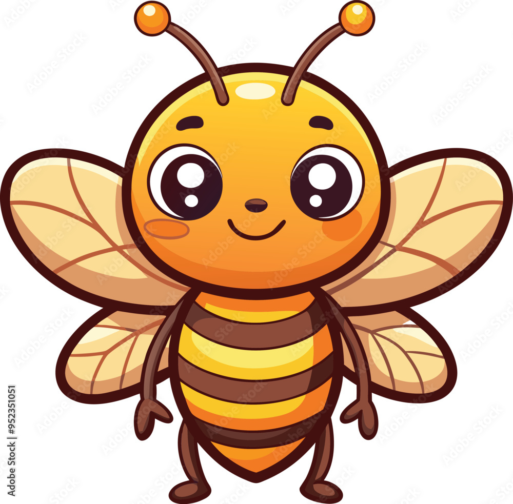 Obraz premium Bee victor art sticker