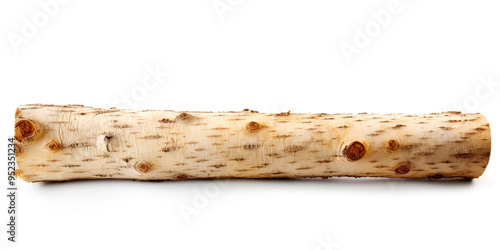 Premium Birch Logs - The Ideal Choice for a Clean Burning Fireplace white background