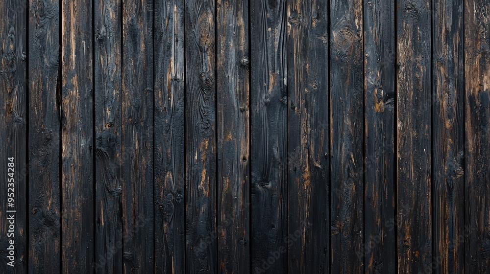 Fototapeta premium Dark wood plank texture