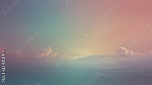 A soft pastel gradient with subtle transitions between shades, creating a calming and harmonious background. Background