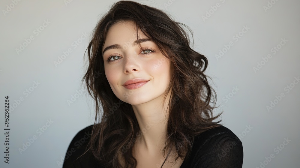 Professional headshot of a woman in a business suit with a soft focus and clean backdrop Professional headshot of a woman in a business suit with a soft focus and clean backdrop