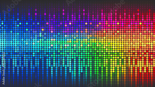 Wallpaper Mural Dot Abstract Pixel Modern Edge Background Torontodigital.ca