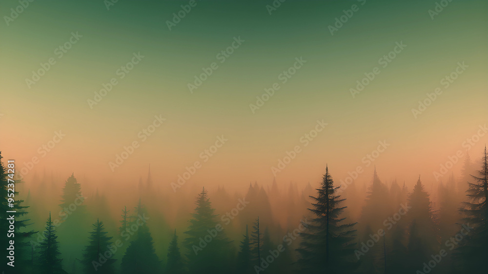Fototapeta premium forest color gradient blur background