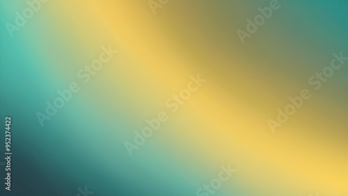 gradient background teal blue to mustard yellow color blur watercolor abstract banner