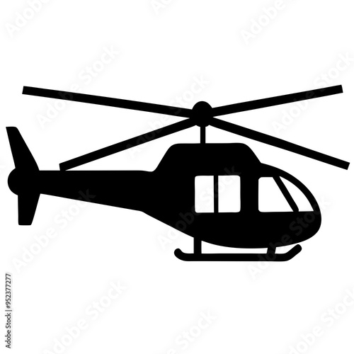 helicopter illustration helicopter vector black 