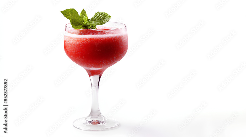 Fresh drink, Frozen daiquiri isolated on white background
