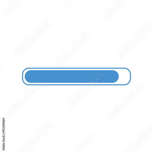 Loading Bar Glyph Icon